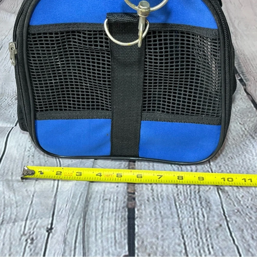 Fashion Pet Comfortable Travel Pet Carrier for Cats Small Dogs Blue Vented NWT